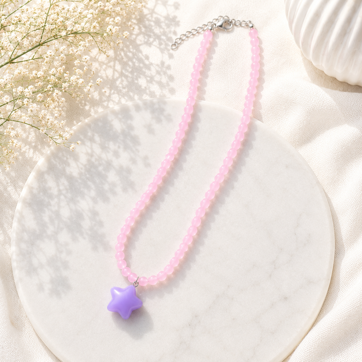 Wishing Star Necklace - 8 colors - Hello Baabs