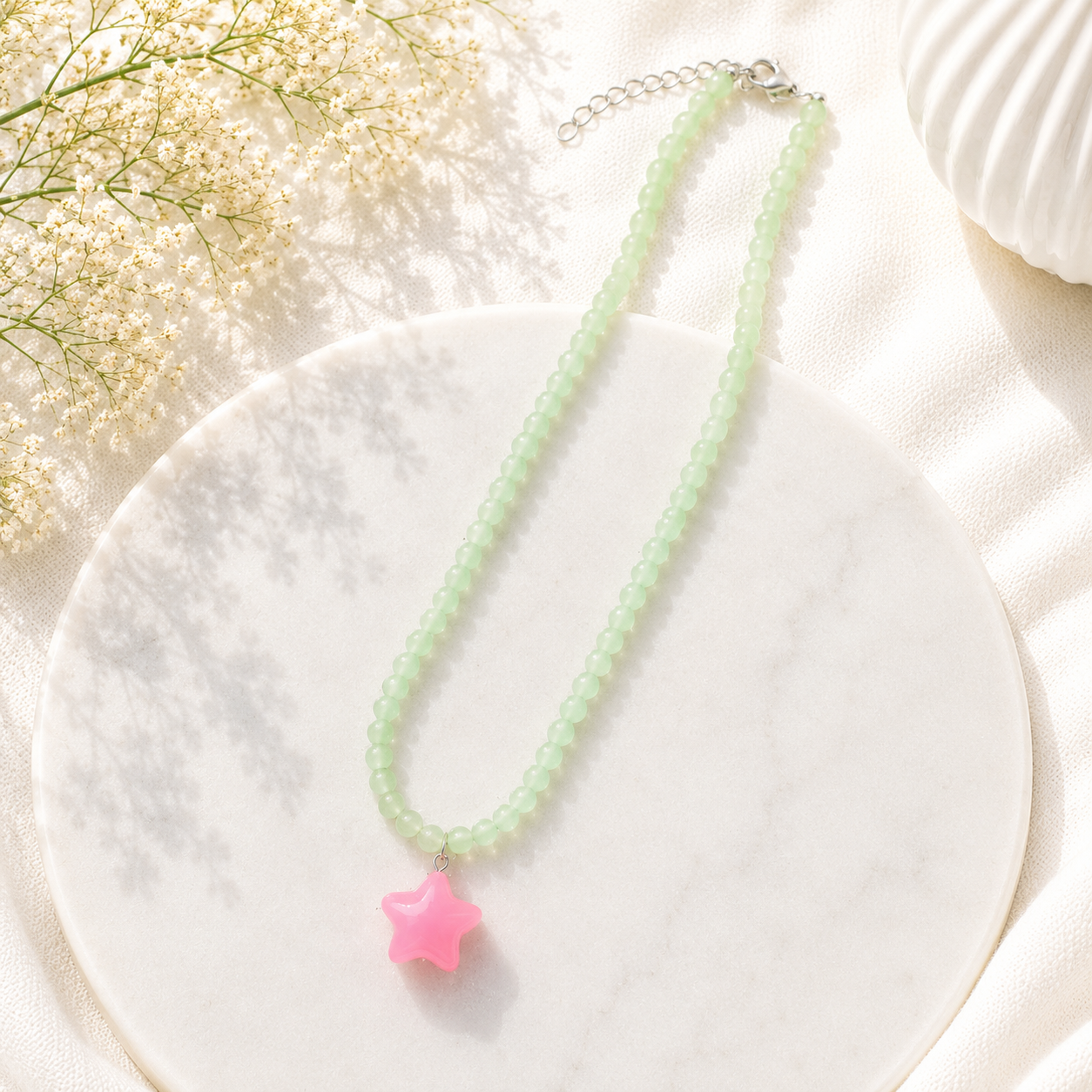 Wishing Star Necklace - 8 colors - Hello Baabs