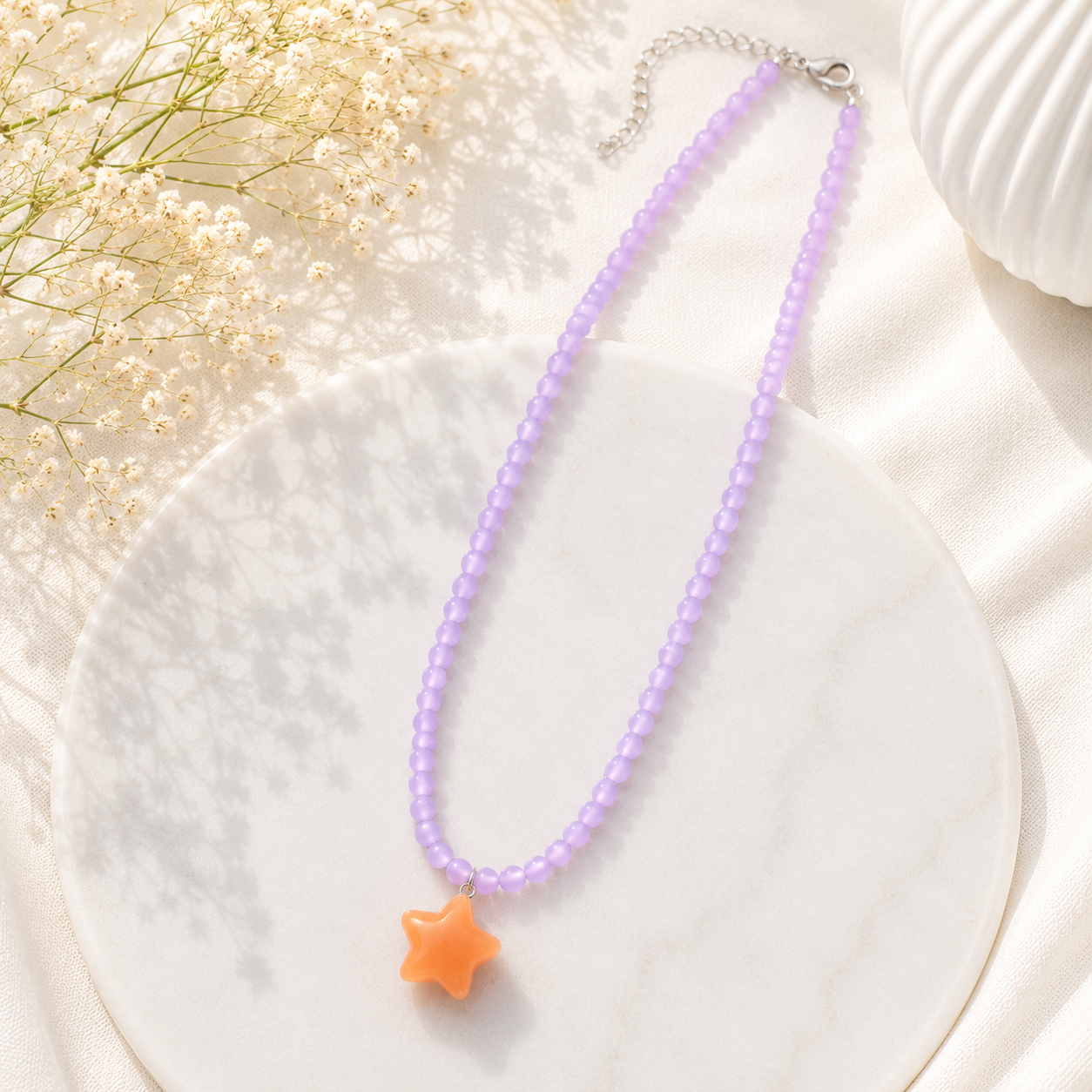 Wishing Star Necklace - 8 colors - Hello Baabs