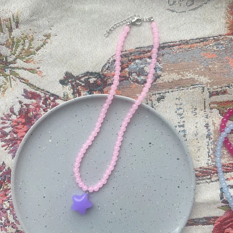 Wishing Star Necklace - 8 colors - Hello Baabs LLC 