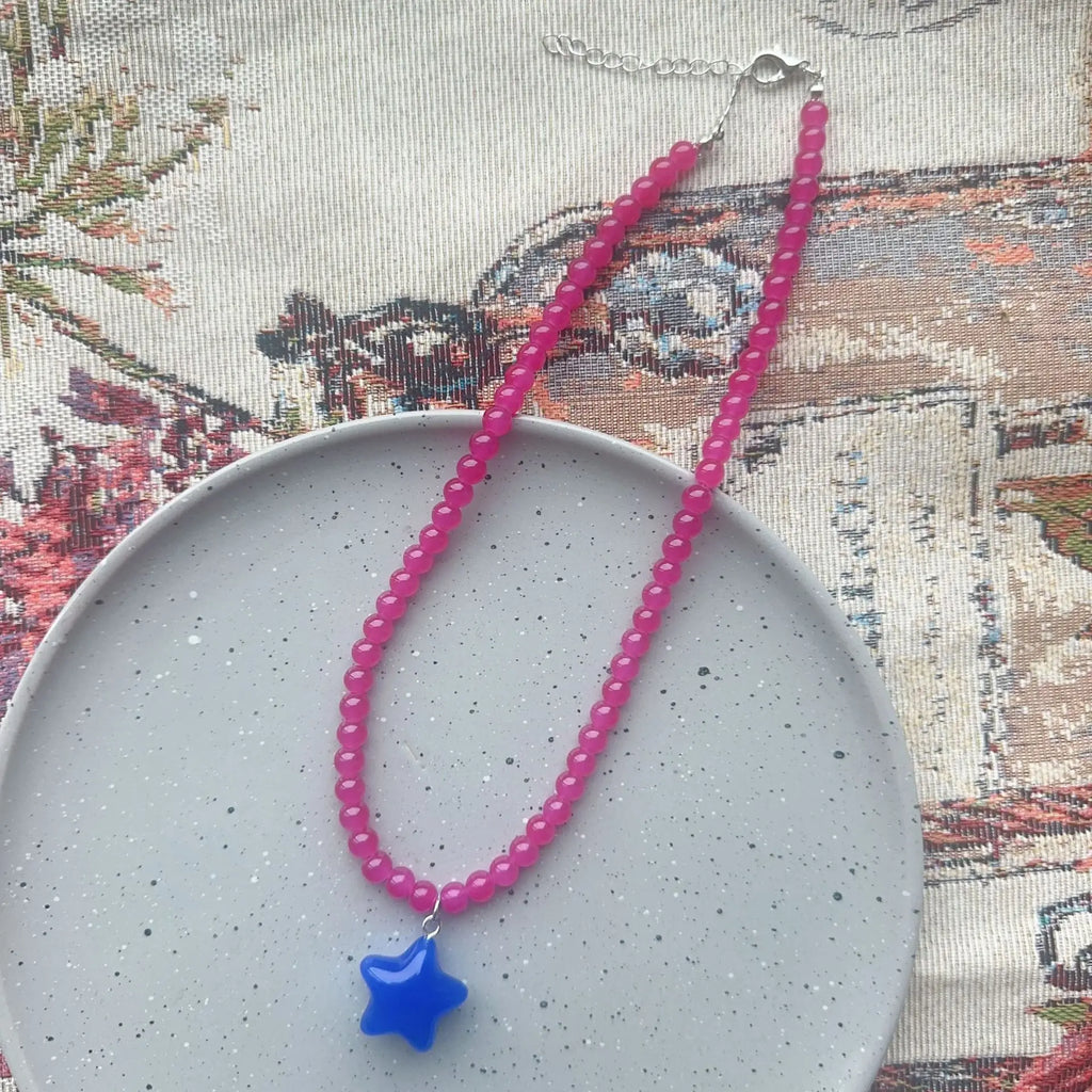 Wishing Star Necklace - 8 colors - Hello Baabs LLC 