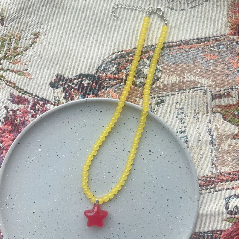 Wishing Star Necklace - 8 colors - Hello Baabs LLC 