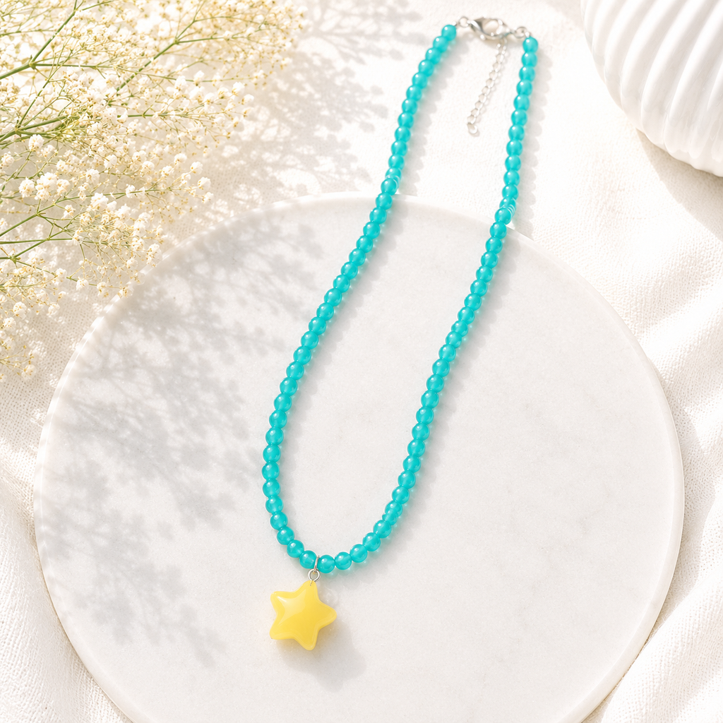 Wishing Star Necklace - 8 colors - Hello Baabs LLC 