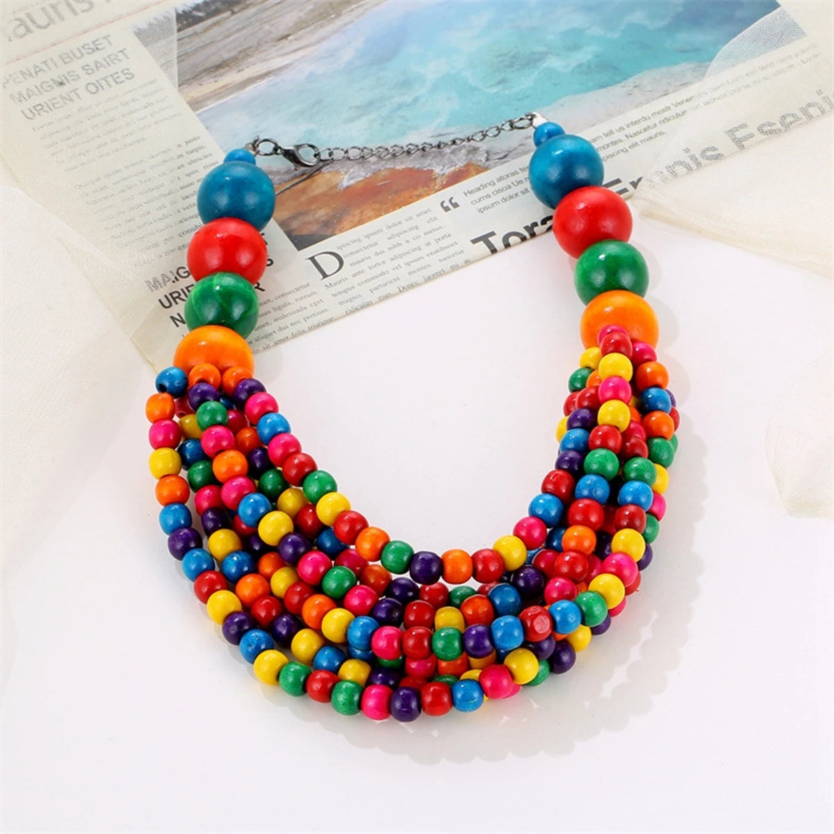 Woodland Rhythm Necklace - 7 colors - hello baabs 