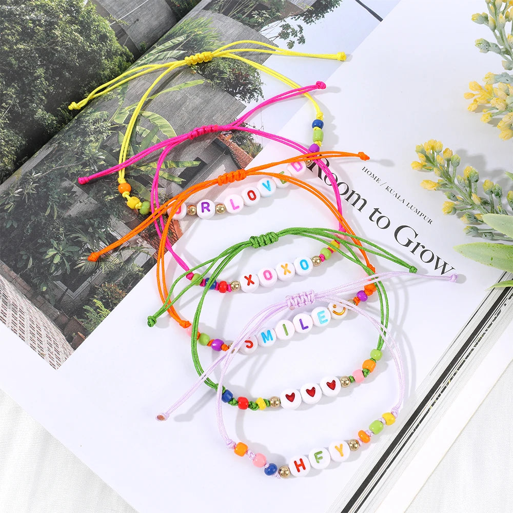 Word on the Wrist 5pc Set - Hello Baabs LLC 