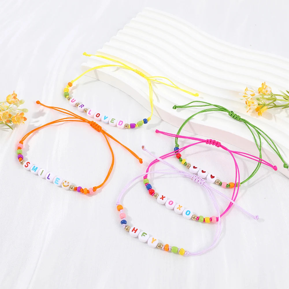 Word on the Wrist 5pc Set - Hello Baabs LLC 
