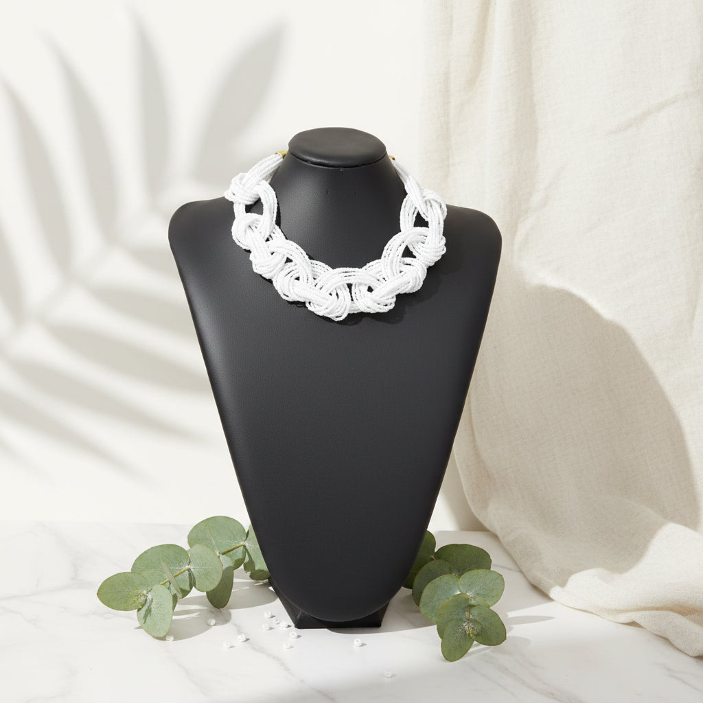 Woven Whispers Necklace - 4 colors - Hello Baabs