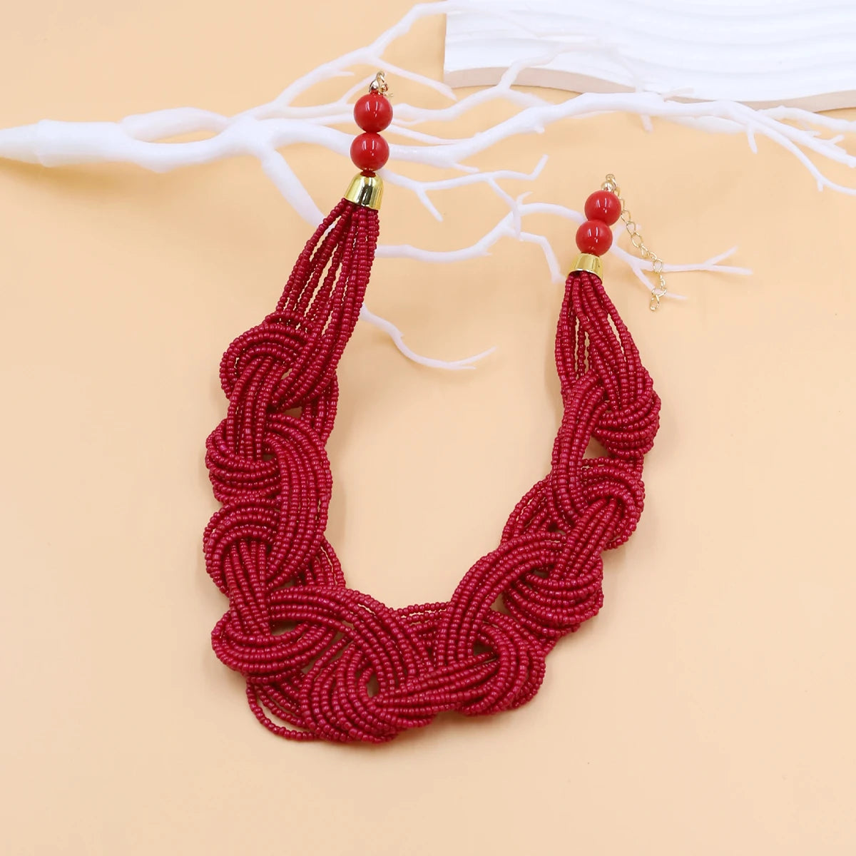 Woven Whispers Necklace - 4 colors - hello baabs 
